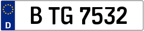 Truck License Plate